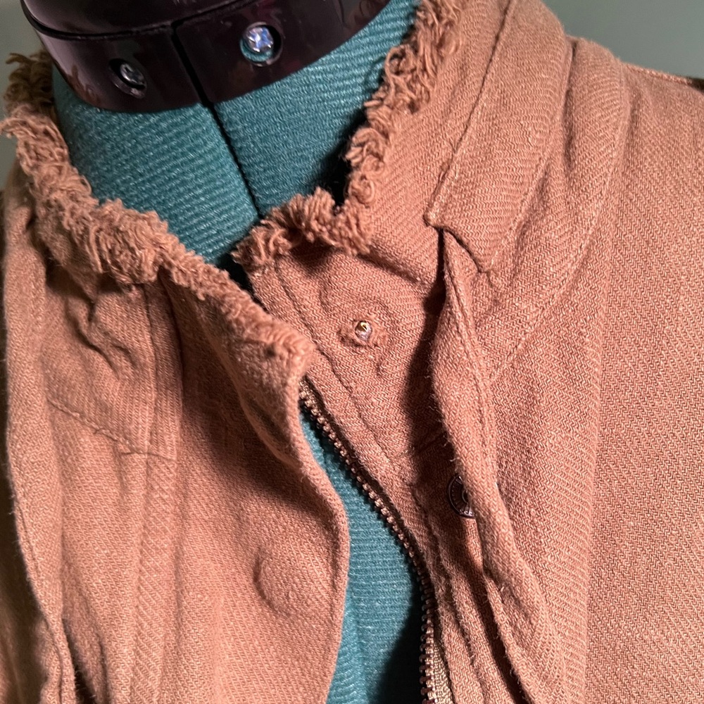 Olive Green Casual Jacket - Picture 5 of 6